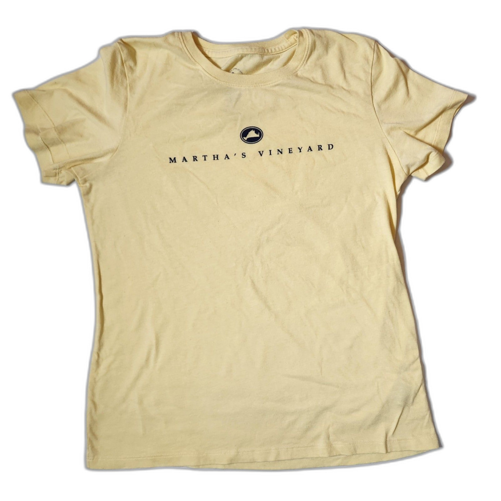 Martha’s Vineyard Gear for Sports Relaxed Fit Tee Yellow Women's Medium